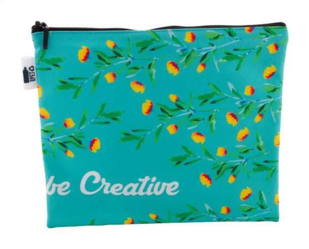 CreaBeauty L RPET personalizirana toaletna torbica Crna Bijela