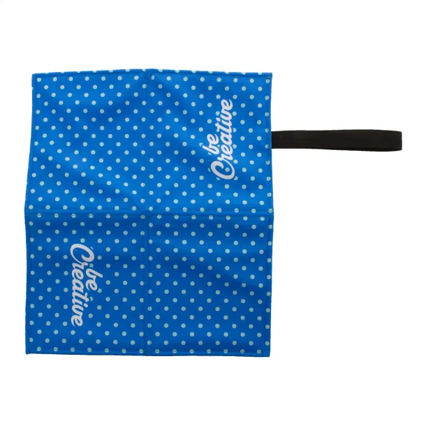 Fanseat Fold personalizirani RPET jastuk Crna Bijela