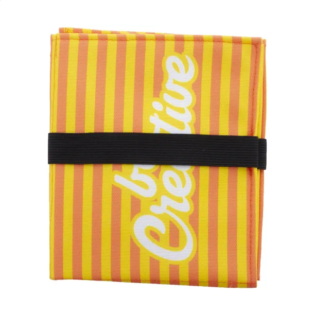Fanseat Fold personalizirani RPET jastuk Crna Bijela