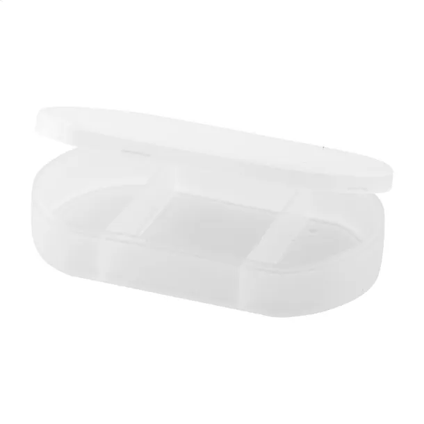 Tripill pillbox frosted white