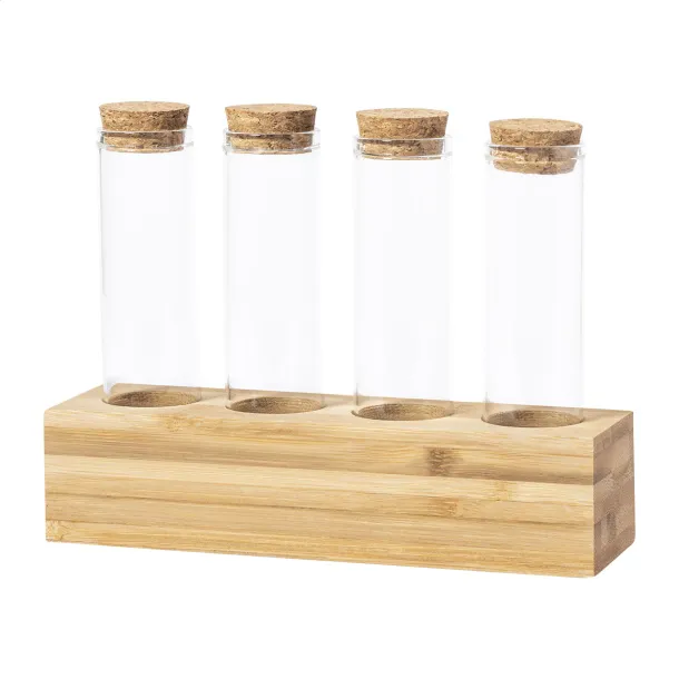 Galangal spice holder set Transparent Natural