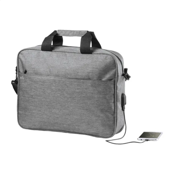 Dossix torba za dokumente, 15" Siva