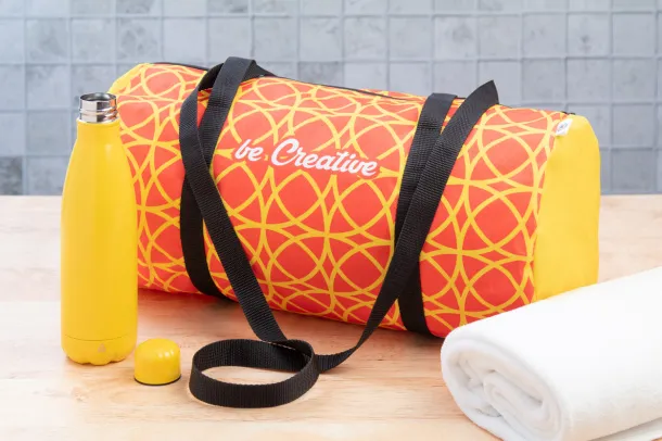 SuboBag Gym custom sports bag Black White