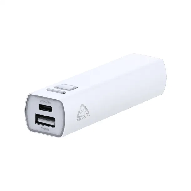 RaluBase prijenosna baterija, 2 600 mAh Bijela