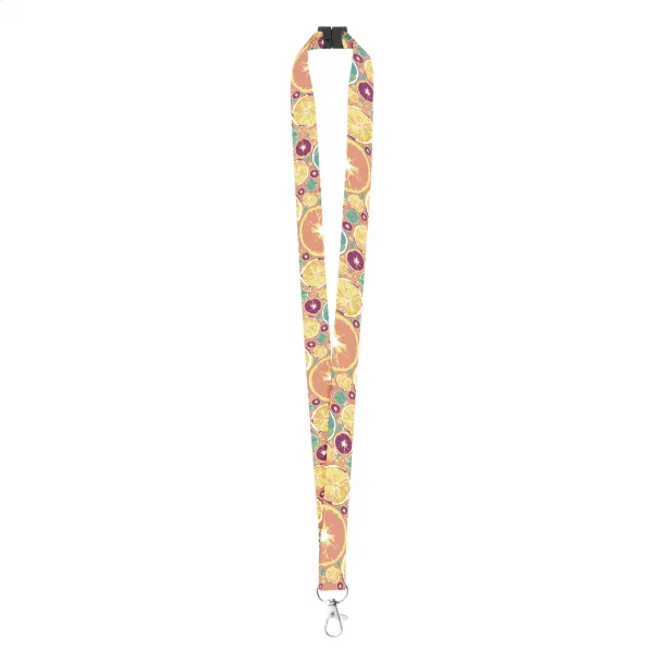 Subyard A Safe custom sublimation lanyard White