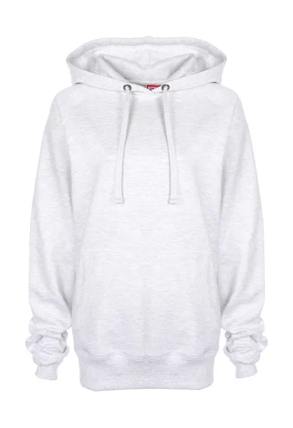  Ženski raglan hoodie - FDM Pepeljasta