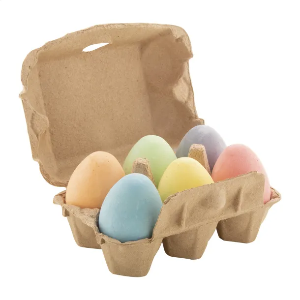 Pascha chalk eggs Natural