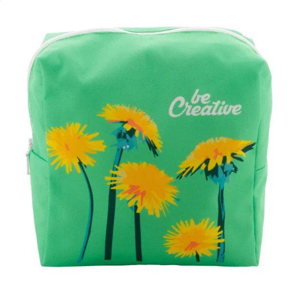 CreaBeauty Square L personalizirana toaletna torbica Bijela