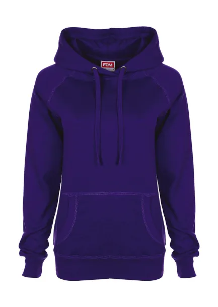  Ladies Raglan Hoodie - FDM Ljubičasta