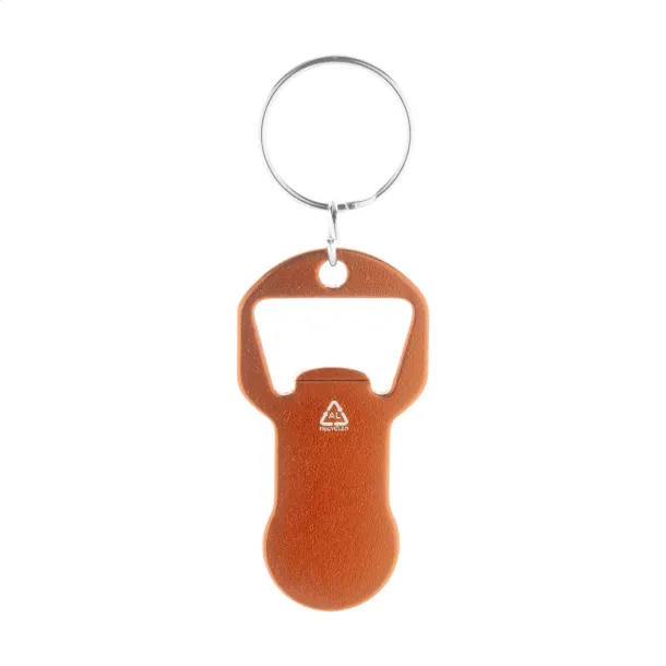 Biropi bottle opener keyring Orange