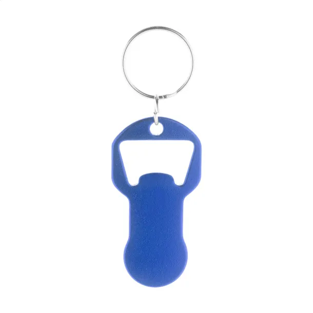 Biropi bottle opener keyring Blue
