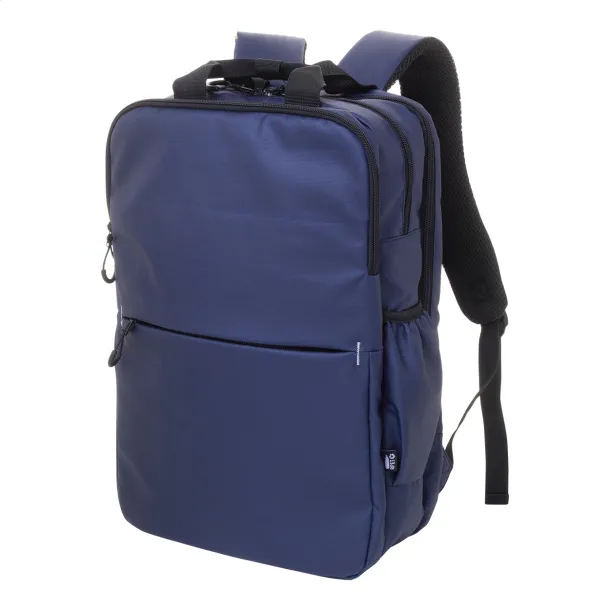 Stanford RPET ruksak, 16" Tamno plava