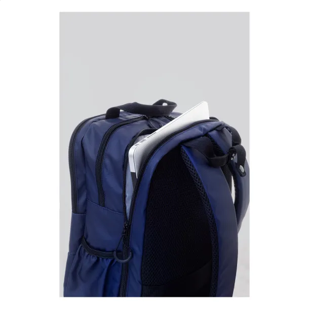 Stanford RPET ruksak, 16" Tamno plava