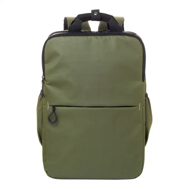 Stanford RPET ruksak, 16" Zelena
