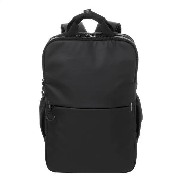 Stanford RPET ruksak, 16" Crna