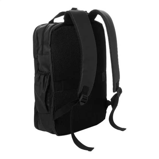 Stanford RPET ruksak, 16" Crna