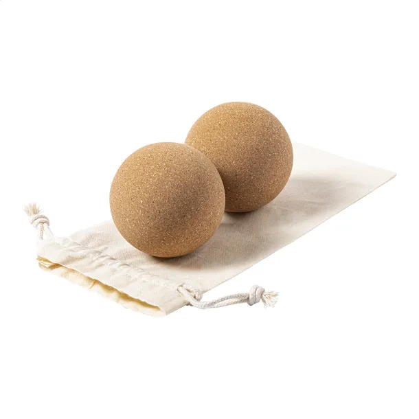 Sukha cork massage balls Natural