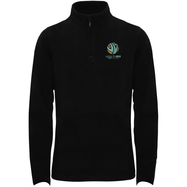 Himalaya women's quarter zip fleece jacket - Roly Solid black