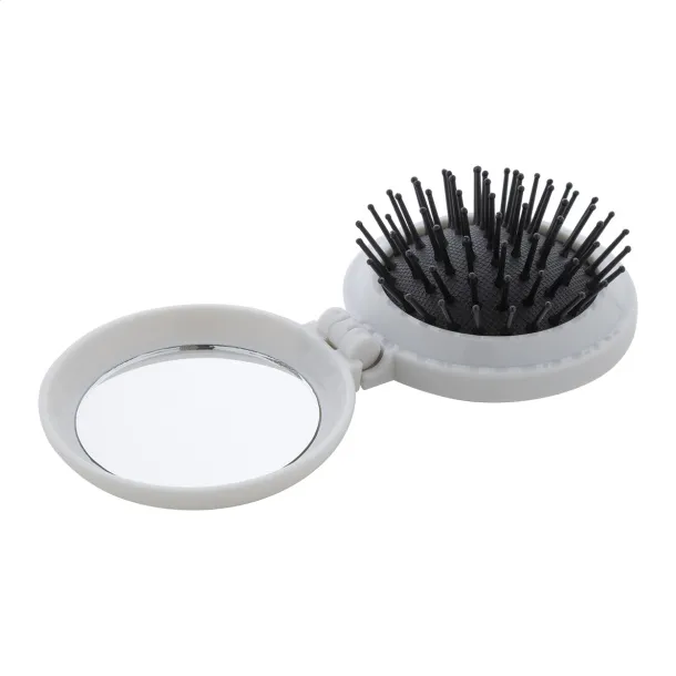 Rabrush RABS hairbrush with mirror White