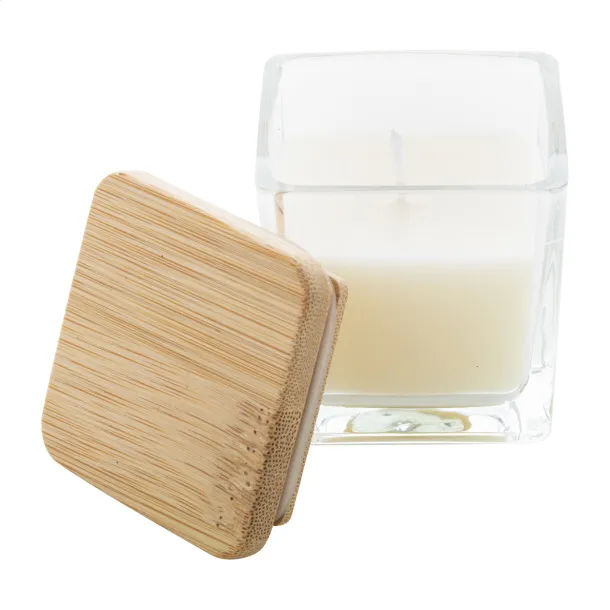 Cubama candle, vanilla White