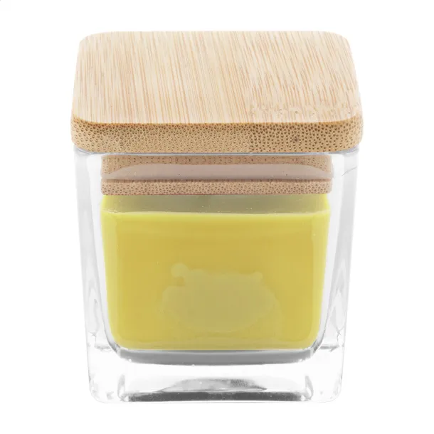 Cubama candle, vanilla Yellow