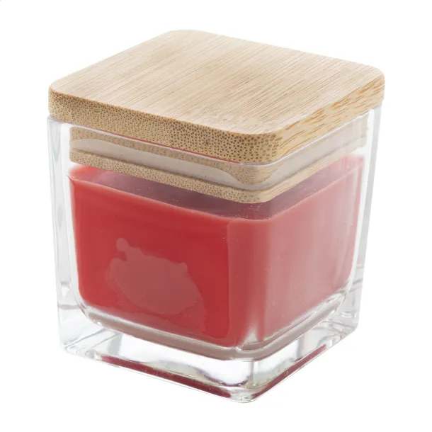 Cubama candle, vanilla Red