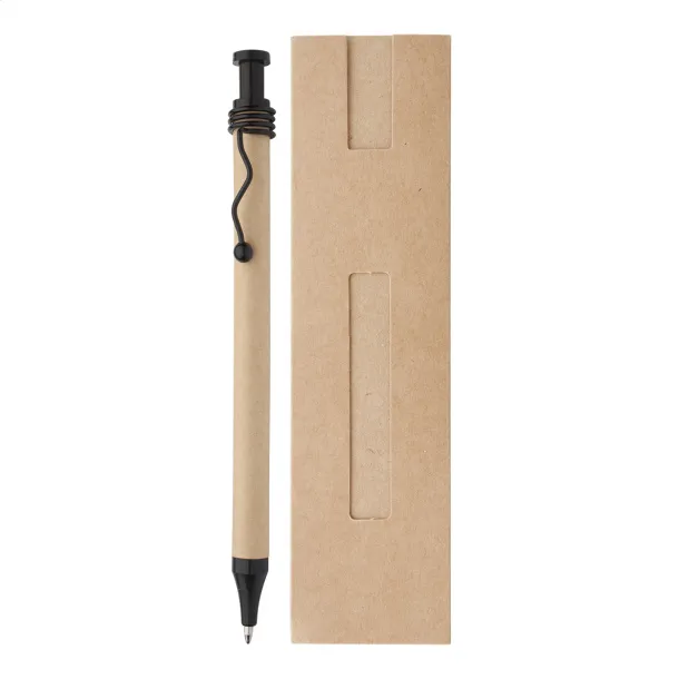 Kagura ballpoint pen Black Beige