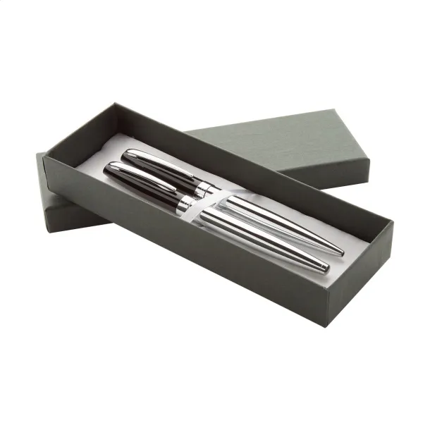 Station pen set Silver Black