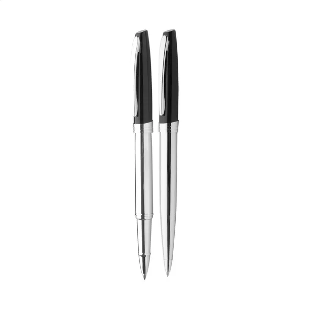 Station pen set Silver Black