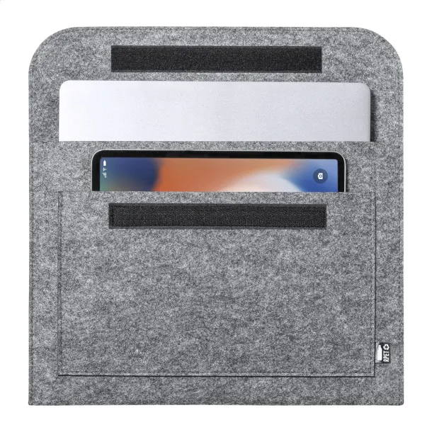 Feddox RPET laptop pouch Grey
