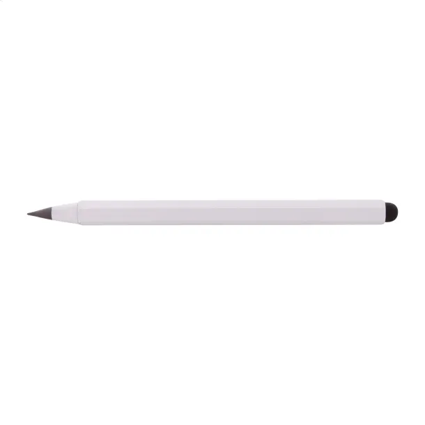 Ruloid inkless pen with ruler White