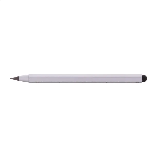 Ruloid inkless pen with ruler Silver