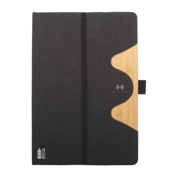 Chatom RPET wireless charger notebook Black