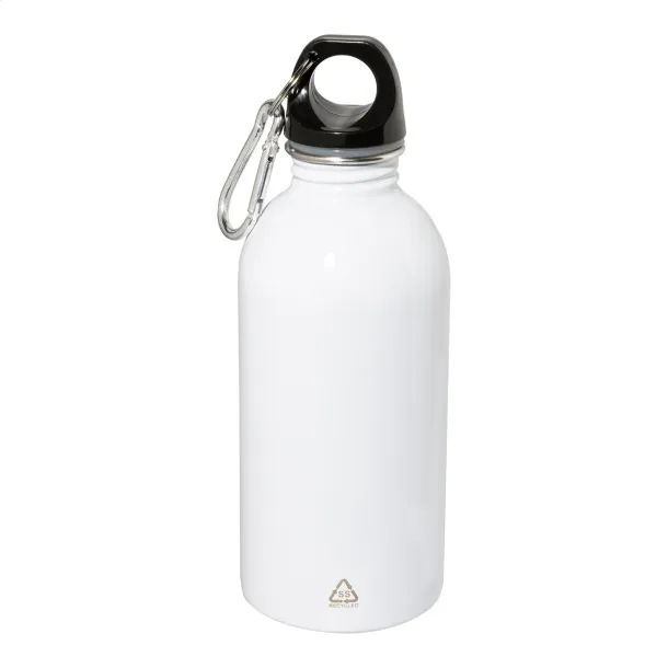 Ressuto recycled stainless steel bottle White