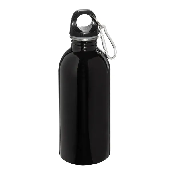 Ressuto recycled stainless steel bottle Black