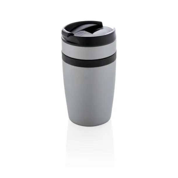  Siera termo šalica za kavu, 280 ml - XD Xclusive Srebrna Crna