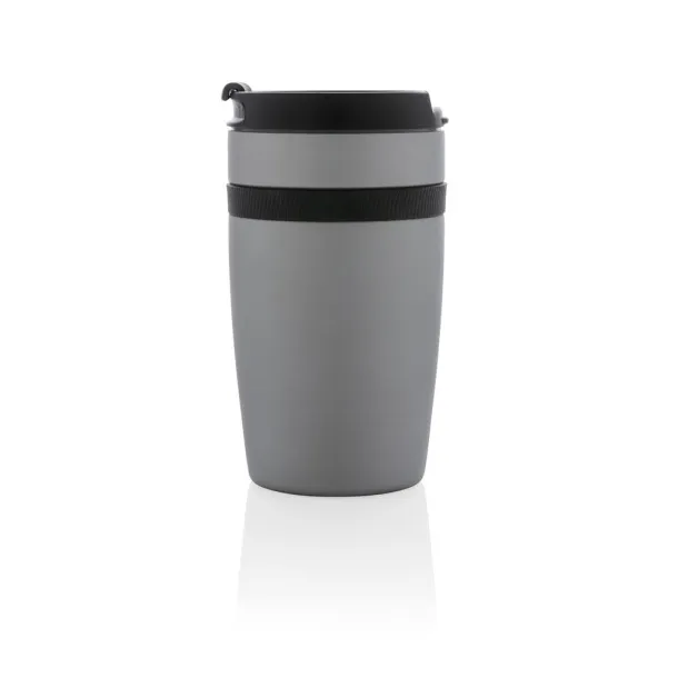  Siera termo šalica za kavu, 280 ml - XD Xclusive Srebrna Crna