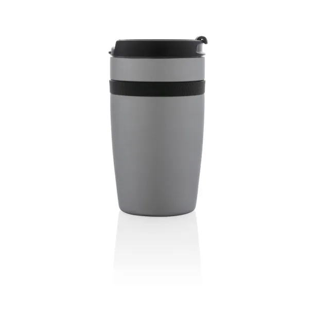  Siera termo šalica za kavu, 280 ml - XD Xclusive Srebrna Crna
