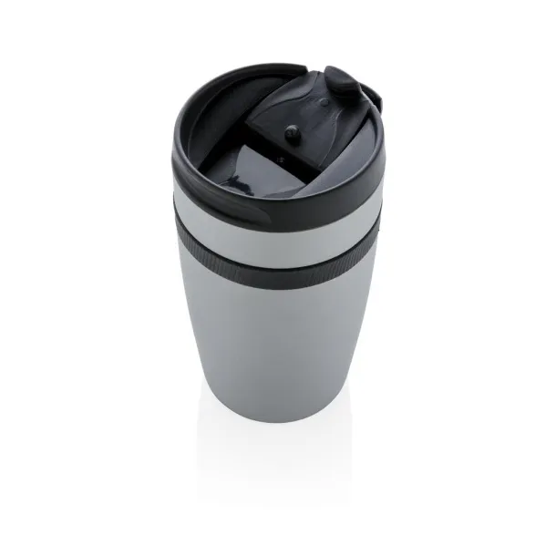  Siera termo šalica za kavu, 280 ml - XD Xclusive Srebrna Crna