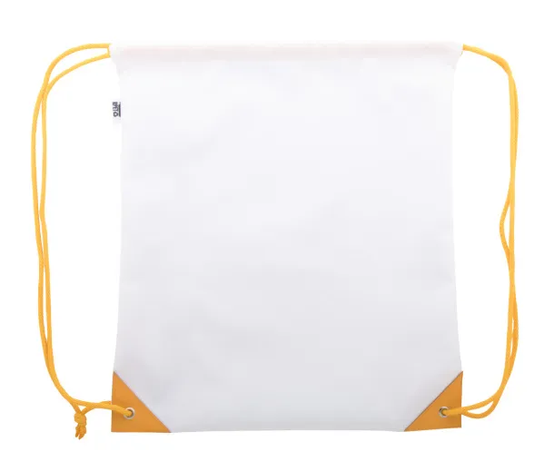 CreaDraw Supreme custom drawstring bag Yellow White