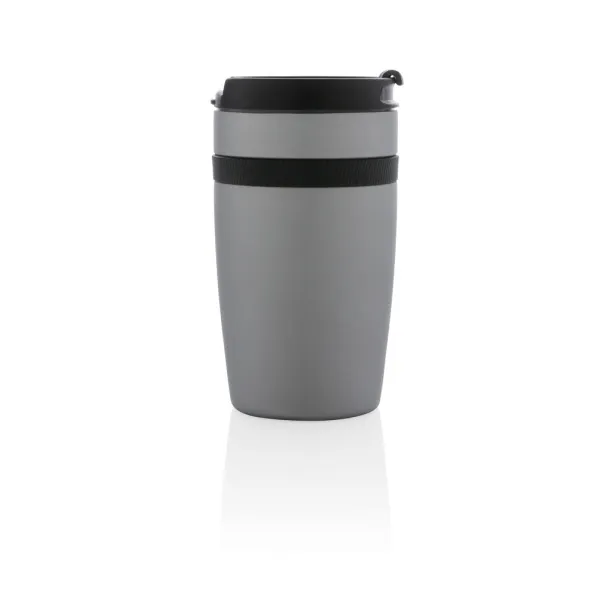  Siera termo šalica za kavu, 280 ml - XD Xclusive Srebrna Crna