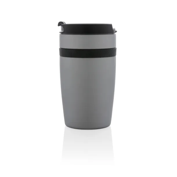  Siera termo šalica za kavu, 280 ml - XD Xclusive Srebrna Crna