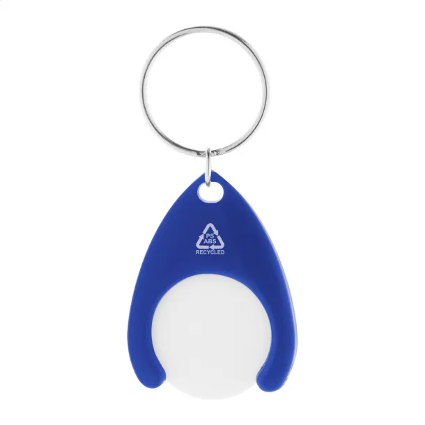 Neppy RABS trolley coin keyring Blue