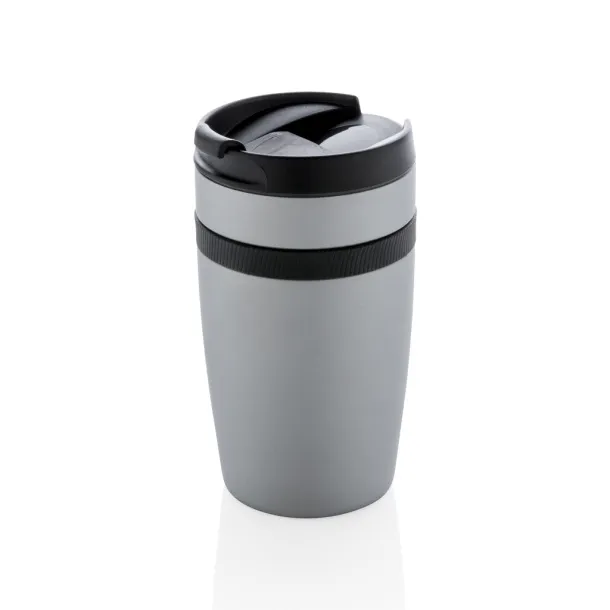  Siera termo šalica za kavu, 280 ml - XD Xclusive Srebrna Crna
