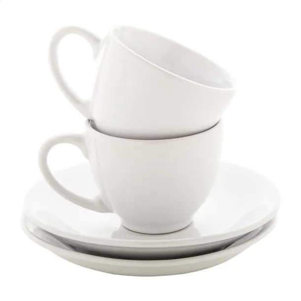 Mocca set šalica za espresso, 90 ml Bijela