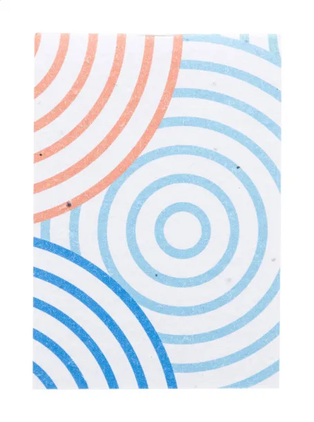 CreaNote Mini Seed custom seed paper notebook White