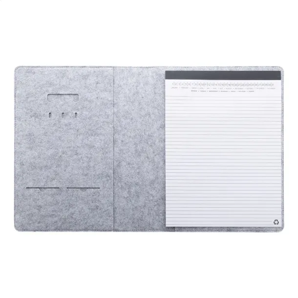 Refelt Meet A4 RPET felt document folder Grey