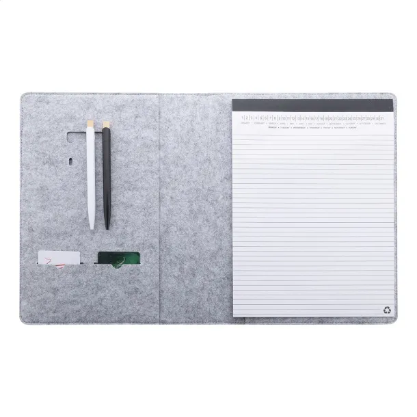 Refelt Meet A4 RPET felt document folder Grey
