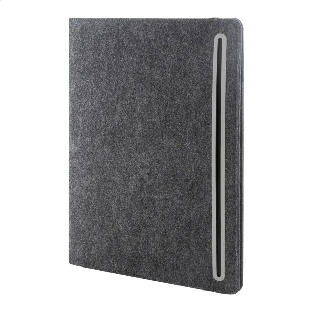Refelt Meet A4 RPET felt document folder Dark grey