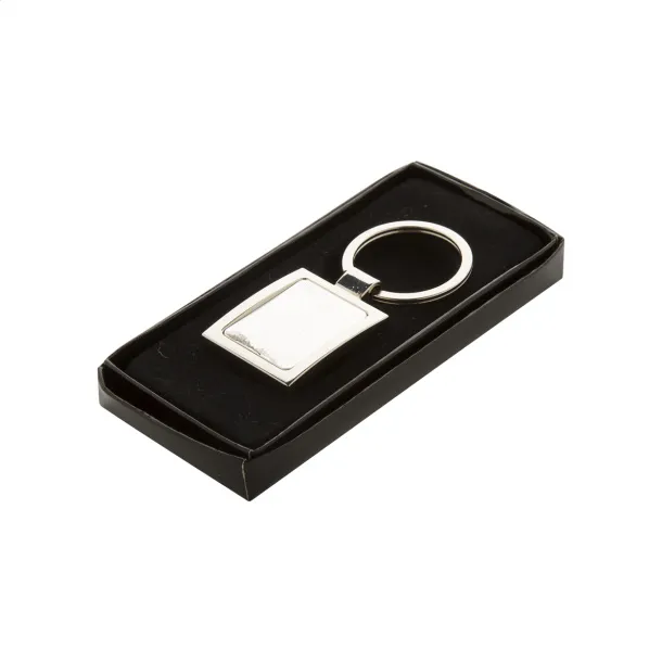 Dice keyring Silver